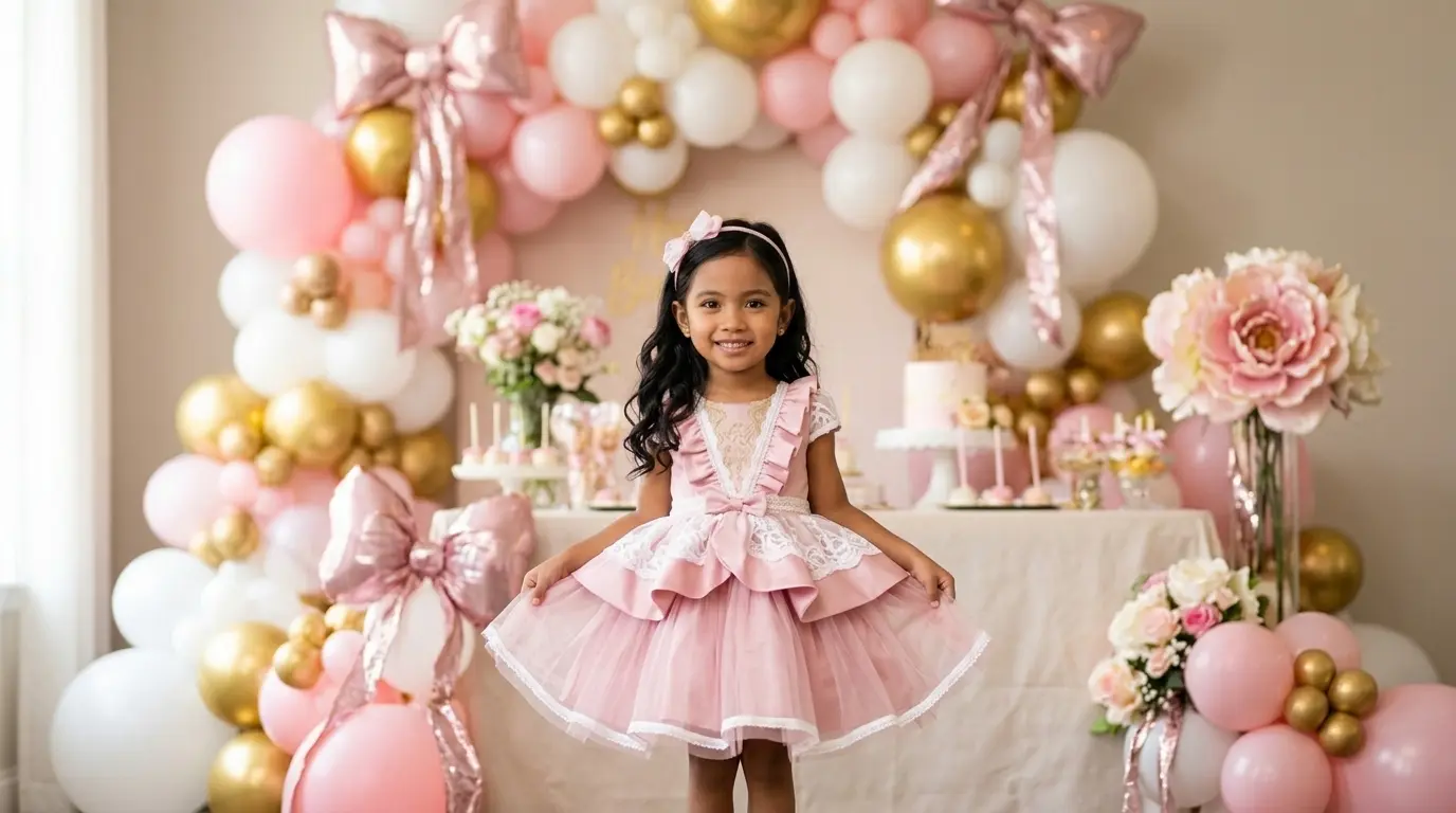 Bella's Birthday Bash — website theme preview