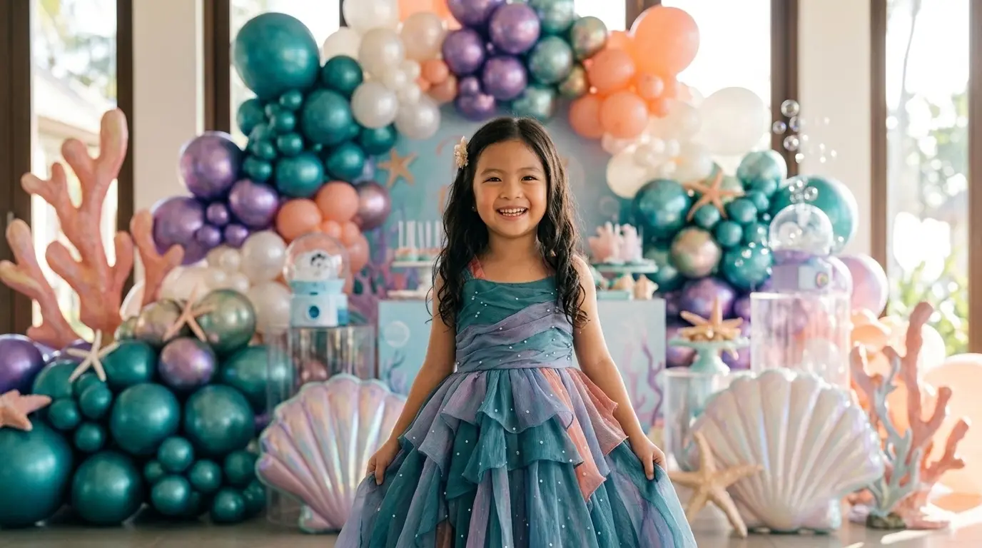 Marina's Birthday Bash — website theme preview